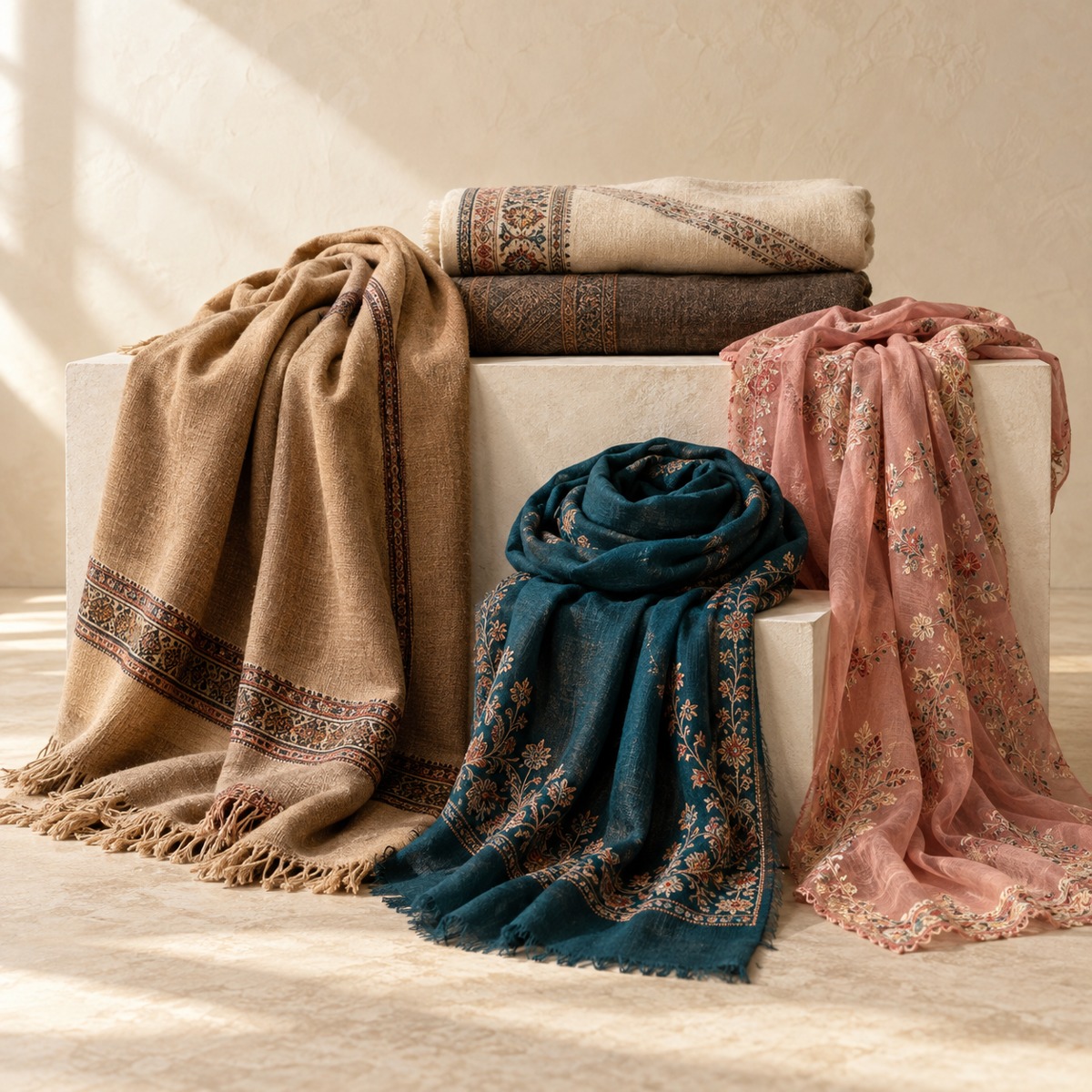 Afghan Shawls & Scarves